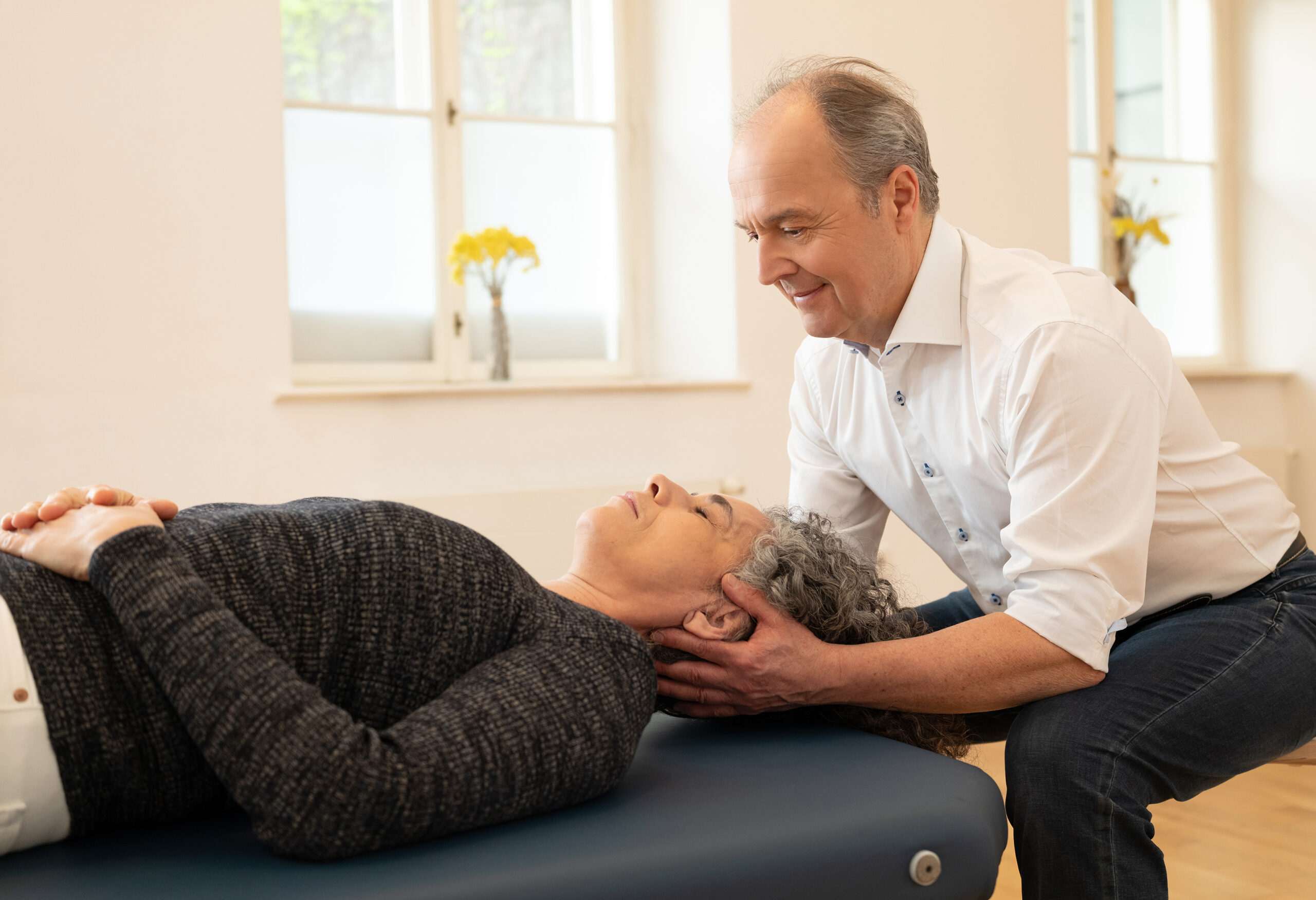 Halsmuskeln entspannen