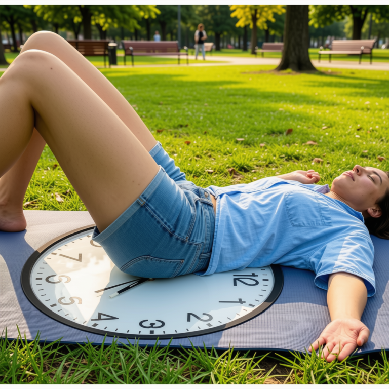 Bewegt im Park 22.6.2026 1 Feldenkrais die Beckenuhr