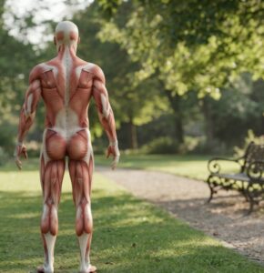 Mensch im Park